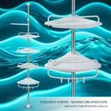 🚿 Esquinero Organizador de Baño: Maximiza tu Espacio con Elegancia 🚿