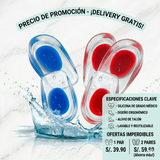Taloneras de Gel Premium Alivio para Espolón y Fascitis Plantar