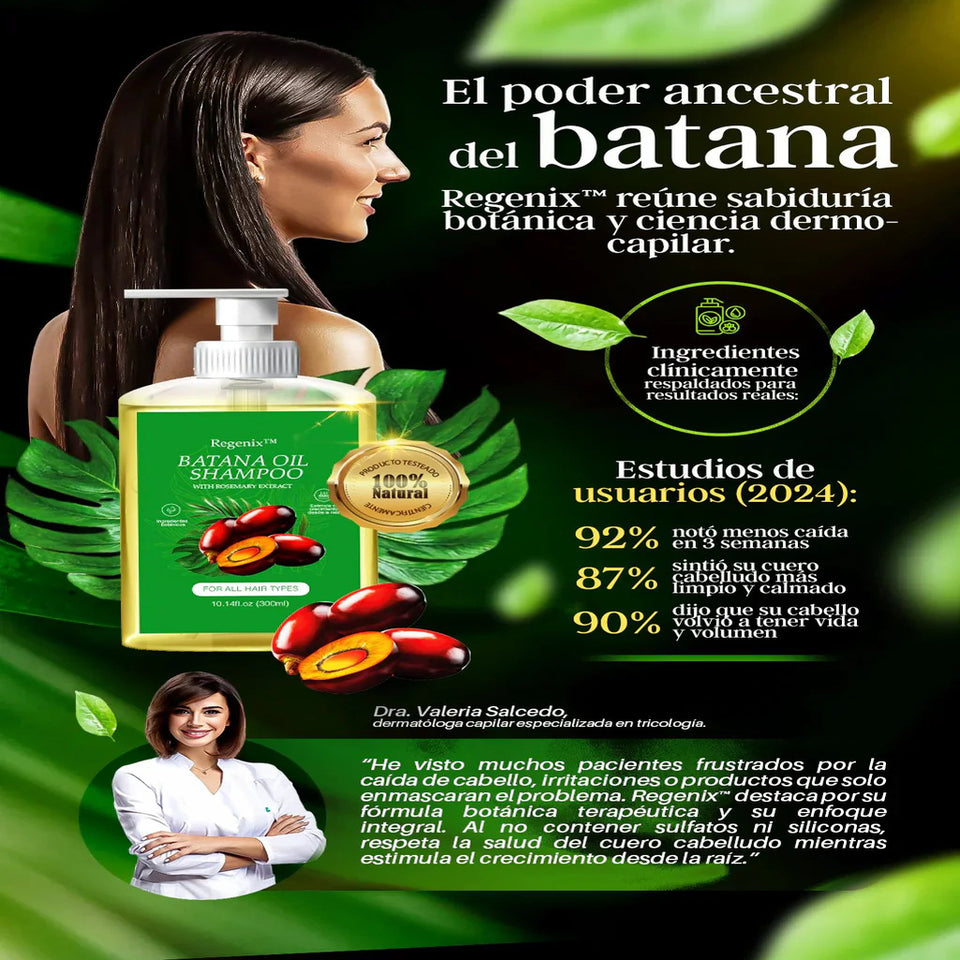 Batana Oil Shampoo – El Milagro de la Selva para el Crecimiento y Reparación Total